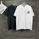 Balenciaga Classic Embroidery LogoT girl Couple Versatile Casual Short Sleeves