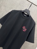 Chrome Hearts Fashion Patch Embroidered T-shirt Couple Versatile Casual Short Sleeve