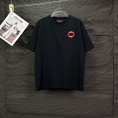 Gucci Classic Embroidered Logo T-shirt Couple Versatile Casual Short Sleeve
