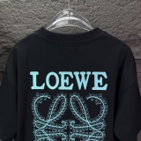 Loewe Classic Embroidery LogoT girl Couple Versatile Casual Short Sleeves