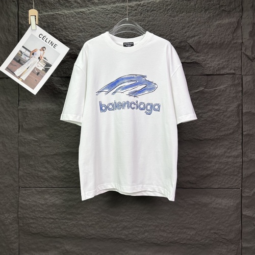 Balenciaga Classic Logo Printed Short Sleeve Couple Casual Loose T-shirt