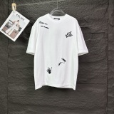 Louis Vuitton Fashion Embroidery Tool LogoT girl Couple Versatile Casual Short Sleeves