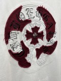 Chrome Hearts Fashion Patch Embroidered T-shirt Couple Versatile Casual Short Sleeve