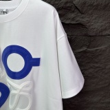 Loewe Classic Foam Logo Printed T-shirt Couple Versatile Casual Short Sleeve