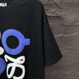 Loewe Classic Foam Logo Printed T-shirt Couple Versatile Casual Short Sleeve