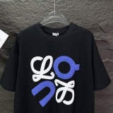 Loewe Classic Foam Logo Printed T-shirt Couple Versatile Casual Short Sleeve
