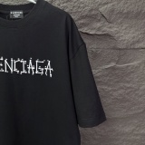 Balenciaga Classic Logo Printed T-shirt Couple Versatile Casual Short Sleeve