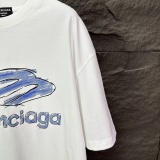 Balenciaga Classic Logo Printed Short Sleeve Couple Casual Loose T-shirt