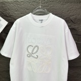 Loewe Classic Embroidery Logo T-shirt Couple Versatile Casual Short Sleeves