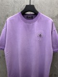 Chrome Hearts Fashion Patch Embroidered Cross T-shirt Couple Versatile Casual Short Sleeve