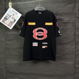 Balenciaga Fashion Multi Logo Printed T-shirt Couple Versatile Casual Short Sleeve