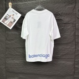 Balenciaga Classic Logo Printed Short Sleeve Couple Casual Loose T-shirt