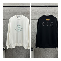 Louis Vuitton Unisex Classic Hot Diamond Logo Loose Casual Long Sleeve T-shirt Louis Vuitton Unisex Classic Hot Diamond Logo Loose Casual Long Sleeve T-shirt