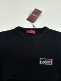 Gucci New Men's Embroidered Logo Casual Round Neck Knitted Sweater