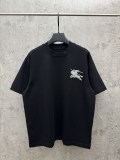 Burberry Fashion 3D Embroidery UV Color Change T-shirt Couple Loose Casual Short Sleeve