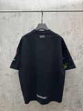 Chrome Hearts Fashion Embroidered T-shirt Unisex Casual Loose Short Sleeve