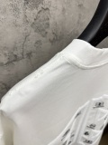 Balenciaga Fashion 3D Embroidered Purple Logo T-shirt Couple Loose Casual Short Sleeve