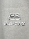 Balenciaga Fashion 3D Embroidered Purple Logo T-shirt Couple Loose Casual Short Sleeve