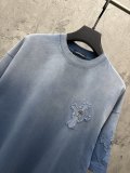 Chrome Hearts Fashion Patch Cross Washed T-shirt Couple Loose Casual Short Sleeve