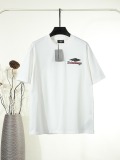 Balenciaga Classic Embroidered Logo Short Sleeve Couple Versatile Casual T-shirt