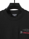 Balenciaga Classic Embroidered Logo Short Sleeve Couple Versatile Casual T-shirt