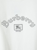 Burberry Classic Embroidered Logo Short Sleeve Couple Versatile Casual T-shirt