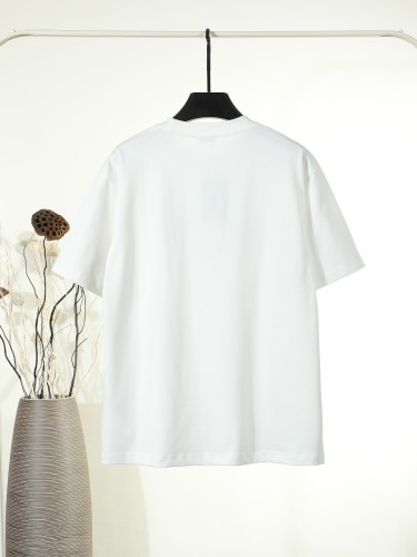 Burberry Classic Embroidered Logo Short Sleeve Couple Versatile Casual T-shirt