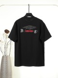 Balenciaga Classic Embroidered Logo Short Sleeve Couple Versatile Casual T-shirt