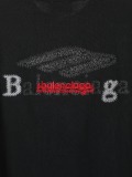 Balenciaga Classic Embroidered Logo Short Sleeve Couple Versatile Casual T-shirt