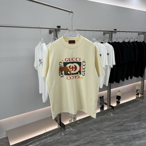 Gucci Fashion Logo Printed Short Sleeve Unisex Versatile Casual T-shirt