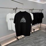 Dior New Classic Simple Logo Printed Short Sleeve Unisex Versatile Casual T-shirt