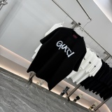 Gucci Classic Simple Logo Printed Short Sleeve Couple Versatile Casual T-shirt