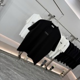 Dior New Classic Simple Logo Printed Short Sleeve Unisex Versatile Casual T-shirt