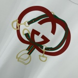 Gucci New Classic Logo Printed Short Sleeve Unisex Versatile Casual T-shirt
