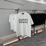 Gucci Classic Logo Printed Short Sleeve Couple Versatile Casual T-shirt