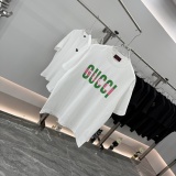 Gucci Classic Logo Printed Short Sleeve Couple Versatile Casual T-shirt