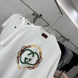 Gucci Fashion Logo Printed Short Sleeve Couple Versatile Casual T-shirt