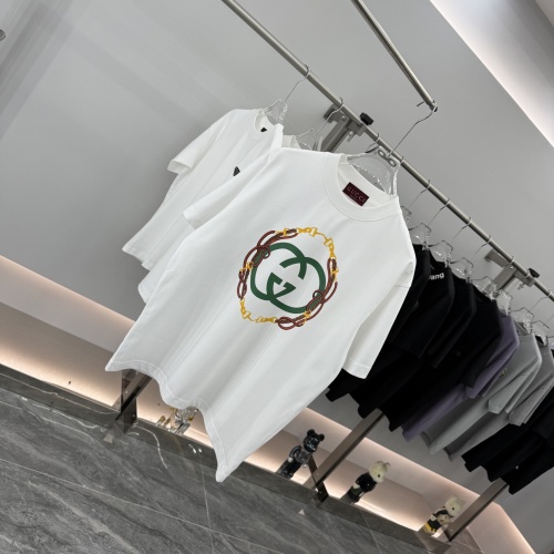 Gucci Fashion Logo Printed Short Sleeve Couple Versatile Casual T-shirt