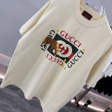 Gucci Fashion Logo Printed Short Sleeve Unisex Versatile Casual T-shirt