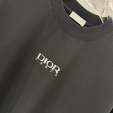 Dior New Classic Simple Logo Printed Short Sleeve Unisex Versatile Casual T-shirt