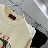 Gucci New Fashion Logo Printed Short Sleeve Unisex Versatile Casual T-shirt