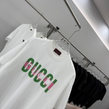 Gucci Classic Logo Printed Short Sleeve Couple Versatile Casual T-shirt