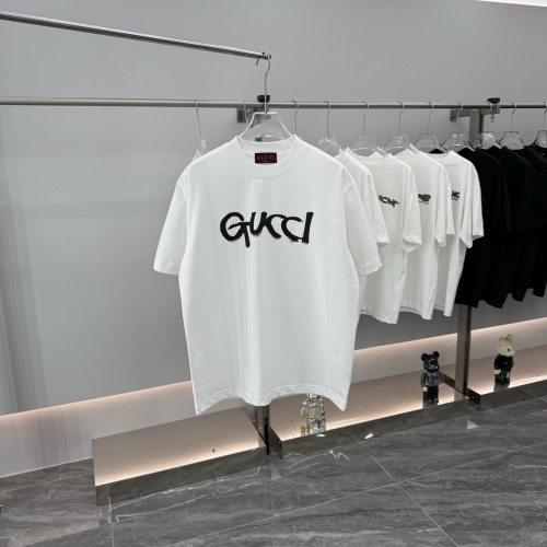 Gucci Classic Simple Logo Printed Short Sleeve Couple Versatile Casual T-shirt