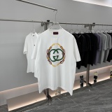 Gucci Fashion Logo Printed Short Sleeve Couple Versatile Casual T-shirt