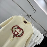Gucci New Classic Logo Printed Short Sleeve Unisex Versatile Casual T-shirt