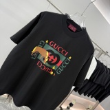 Gucci Fashion Logo Printed Short Sleeve Unisex Versatile Casual T-shirt