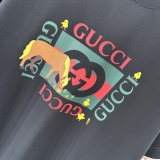 Gucci Fashion Logo Printed Short Sleeve Unisex Versatile Casual T-shirt