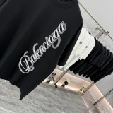 Balenciaga New Classic Embroidered Logo Short Sleeve Unisex Versatile Casual T-shirt
