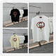 Gucci New Classic Logo Printed Short Sleeve Unisex Versatile Casual T-shirt