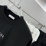 Dior New Classic Simple Logo Printed Short Sleeve Unisex Versatile Casual T-shirt